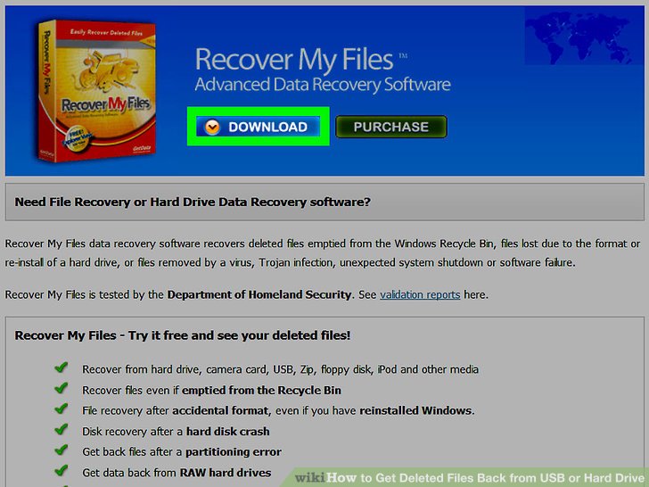 Free programs to recover deleted files from recycle bin